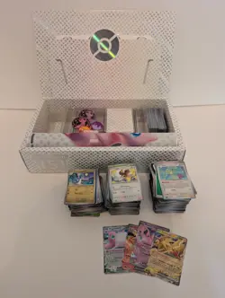 Pokemon 151 Card Bulk, Game Coins, Play Mat, Deck Box - NO PROMOs - Image 1