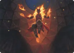 Yusri, Fortune's Flame (60/81) Modern Horizons 2 MTG - ART SERIES - MINT - Image 1