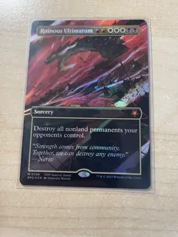Ruinous Ultimatum (Borderless) Special Guests Foil - Image 1