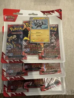 Pokemon Destined Rivals 3-Pack Blister Sealed - Image 2
