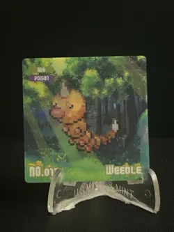 Pokemon Eif origin Gameboy Lenticular Weedle- Beedrill #NN - Image 1