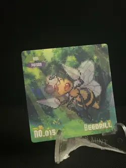 Pokemon Eif origin Gameboy Lenticular Weedle- Beedrill #NN - Image 3