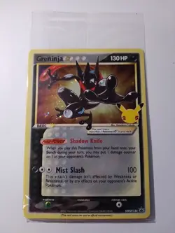 Pokemon TCG Greninja Gold Star SWSH144 Celebrations Promo *Sealed* 🌀Swirl🌀 - Image 1