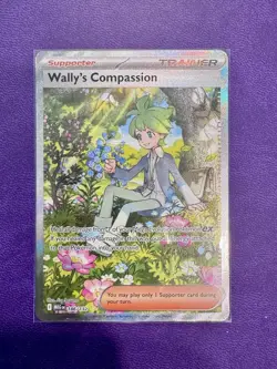 Wally's Compassion 186/132 Special Illustration Rare Pokemon Mega Evolution NM - Image 1