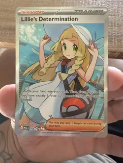 Lillie’s Determination #169 - Pokemon’s Mega Evolution M/NM - Image 1