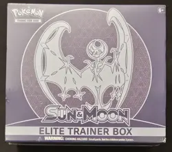 Pokemon Sun & Moon Lunala Elite Trainer Box New Factory Sealed 2017 DISCOUNTED - Image 1