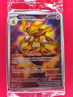 Pokemon Center Alakazam - Pokemon Mega Evolutions - ETB Promo Sealed - Image 1