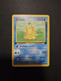 2000 Pokemon TCG Team Rocket 1st Edition Psyduck 65/82 Dark Golduck 37/82 HP - Image 4