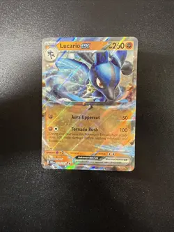 Lucario ex 51/131 2025 Pokemon Scarlet & Violet Prismatic Evolutions NM - Image 1