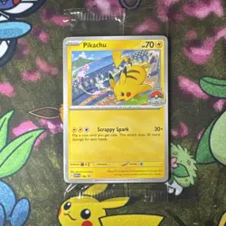 Pokemon Pikachu Promo World Championships 2024 Stamp (SVP190) SEALED - Image 1