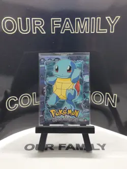 Pokemon TOPPS The Movie Animation Non Holo Squirtle E7 of 12 Black Label - Image 1