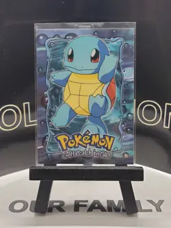 Pokemon TOPPS The Movie Animation Non Holo Squirtle E7 of 12 Black Label - Image 2