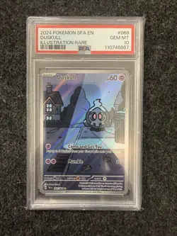 PSA 10 Duskull IR 068/064 Shrouded Fable Illustration Rare IR Alt Art Pokemon - Image 1
