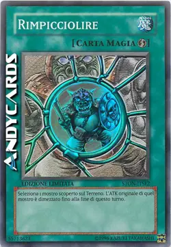 EX ☻ Rimpicciolire ☻ Super Rara ☻ STON ITSE2 ☻ YUGIOH ANDYCARDS - Image 1