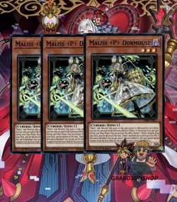 Yu-Gi-Oh! 3x Maliss P Dormouse CRBR-EN017 Super Rare - Image 1