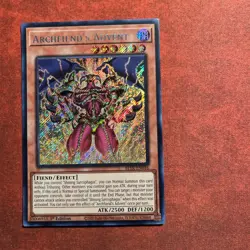 YU-GI-OH! Archfiend’s Advent Secret Rare 1st Edition BLTR-EN046 - Image 1
