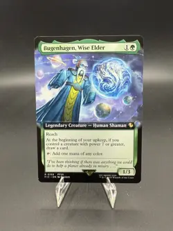 Magic: Final Fantasy MTG Bugenhagen, Wise Elder 159 Extended Art Rare Card - Image 1