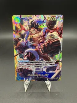 Monkey D. Luffy OP11-118 SEC A Fist of Divine Speed ONE PIECE Card Game English - Image 1