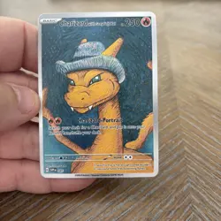 Dragonfly Charizard Pokemon Van Gogh Pikachu Card Card Handmade Art - Image 2