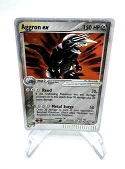 Aggron ex 95/100 Sandstorm Holo Pokemon Card 2003 - Image 1