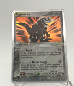 Aggron ex 95/100 Sandstorm Holo Pokemon Card 2003 - Image 2