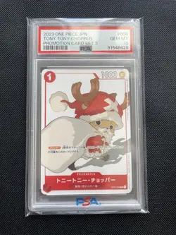 One Piece Card PSA10 Santa Chopper Promo Limited Holiday Collector Item - Image 1