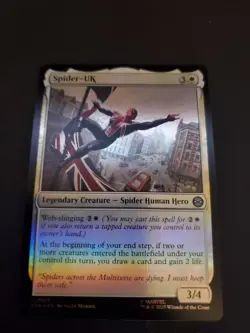 x1 Spider-UK - Foil U MTG Marvel's Spider-Man M/NM, English - Image 1