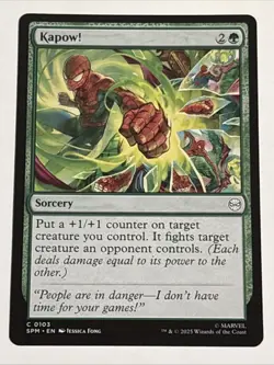MTG Universes Beyond: Spider-man Kapow! 0103 NM - Image 1