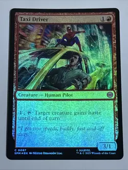 MTG Universes Beyond: Spider-man Taxi Driver Foil 0097 NM - Image 1