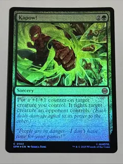 MTG Universes Beyond: Spider-man Kapow! Foil 0103 NM - Image 1