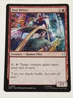 MTG Universes Beyond: Spider-man Taxi Driver 0097 NM - Image 1