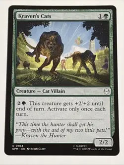 MTG Universes Beyond: Spider-man Kraven's Cats 0104 NM - Image 1