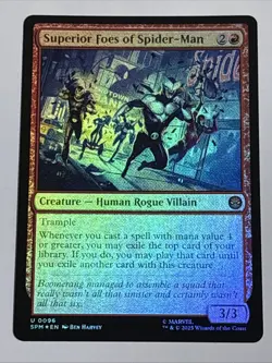 MTG Universes Beyond: Spider-man Superior Foes of Spider-Man Foil 0096 NM - Image 1