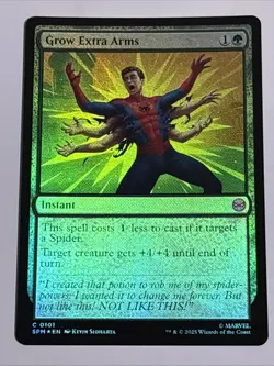 MTG Universes Beyond: Spider-man Grow Extra Arms Foil 0101 NM - Image 1