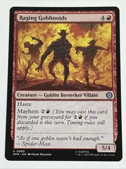 MTG Universes Beyond: Spider-man Raging Goblinoids 0085 NM - Image 1