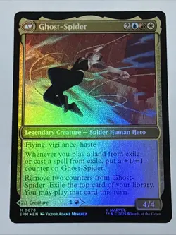 MTG Universes Beyond: Spider-man Gwen Stacy Foil 0078 NM Mythic - Image 2