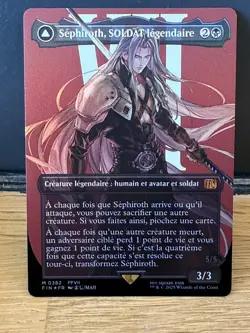 Mtg FIN Final Fantasy - Sephiroth, Fabled SOLDIER FR- Foil-NM French - Image 1