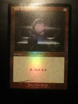 mtg magic sol ring retro FOIL promo ENGLISH anneau solaire - Image 1