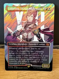 Mtg FIN Final Fantasy - Lightning, Army of One FR- Surge Foil-NM French - Image 1