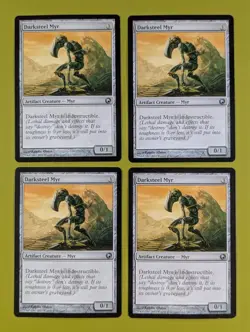 Darksteel Myr x4 Scars of Mirrodin 4x Playset Magic the Gathering MTG - Image 1
