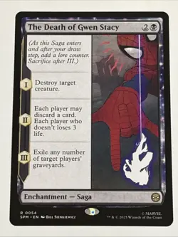 MTG Universes Beyond: Spider-man The Death of Gwen Stacy 0054 NM Rare - Image 1