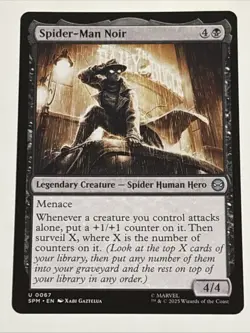 MTG Universes Beyond: Spider-man Spider-Man Noir 0067 NM - Image 1