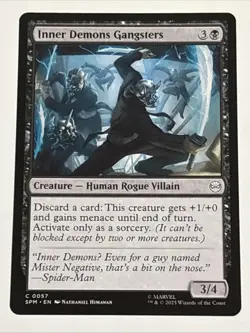 MTG Universes Beyond: Spider-man Inner Demons Gangsters 0057 NM - Image 1