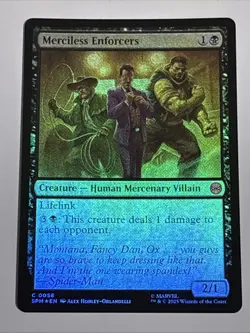 MTG Universes Beyond: Spider-man Merciless Enforcers Foil 0058 NM - Image 1