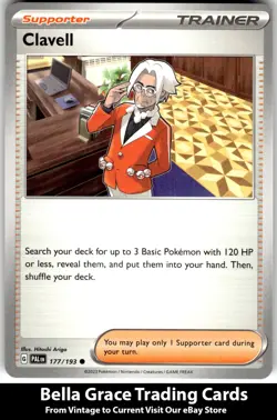 Clavell #177/193 SV02: Paldea Evolved Pokemon Common - Image 1