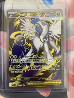 Mega Absol ex Full Art Ultra Rare 161/132 Pokemon Mega Evolution (MEG) English - Image 1