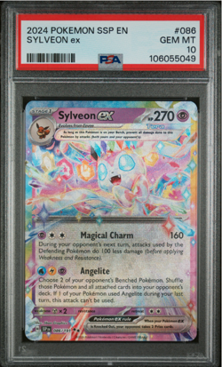 2024 POKEMON SSP EN-SURGING SPARKS #086 SYLVEON EX PSA 10 - Image 3