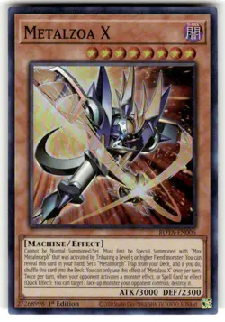 Yugioh! Metalzoa X - ROTA-EN006 - Super Rare - 1st Edition Near Mint, English - Image 1