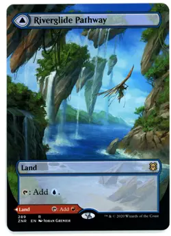 1x RIVERGLIDE PATHWAY LAVAGLIDE PATHWAY [ZNR - ZENDIKAR RISING] MTG CARD [NM] - Image 1