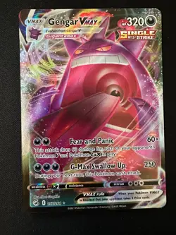 Pokemon Cards - Gengar VMAX 157/264 Fusion Strike Full Art - Rare Holo Near Mint - Image 1